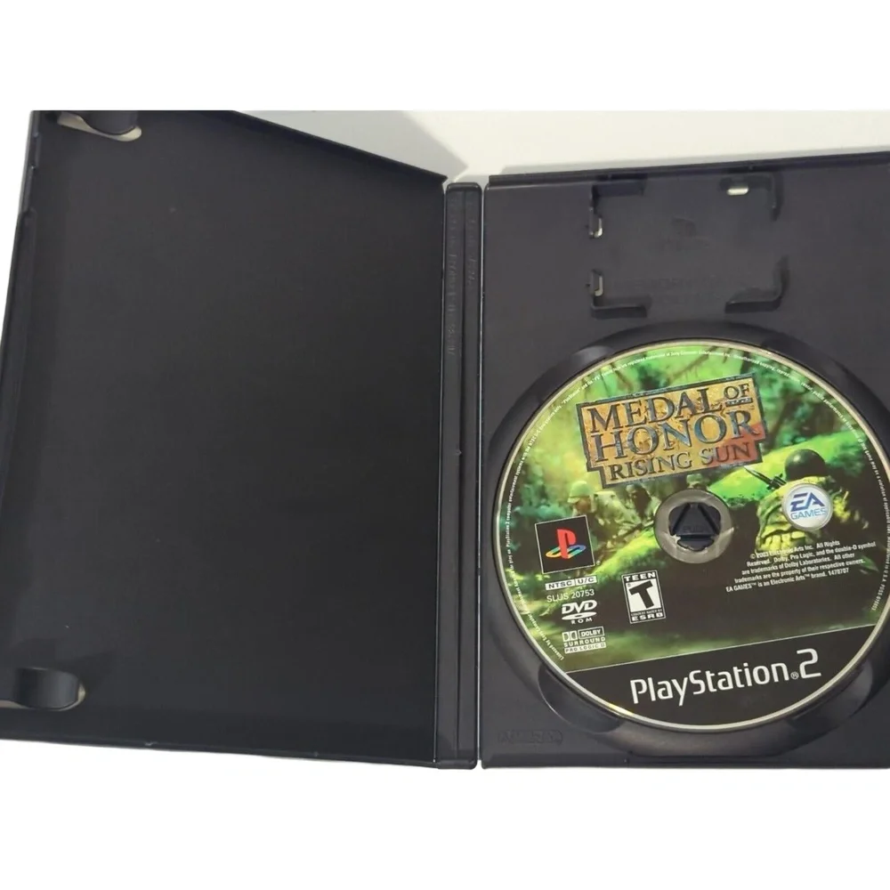Medal‎ of Honor Rising Sun PS2 PlayStation 2 Game and Case Only No Manual Tested